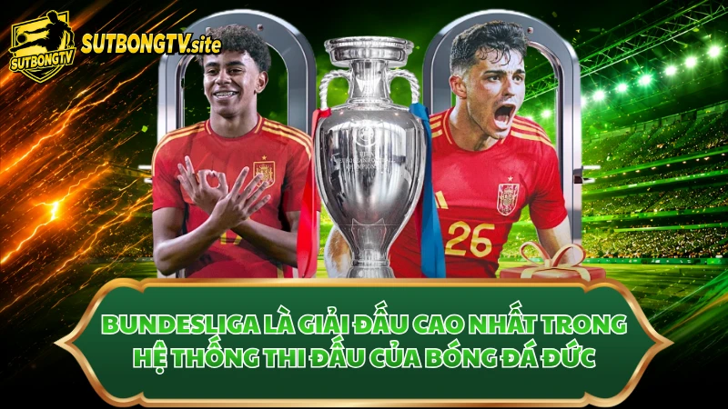 Bundesliga là giải đấu cao nhất trong hệ thống thi đấu của bóng đá Đức