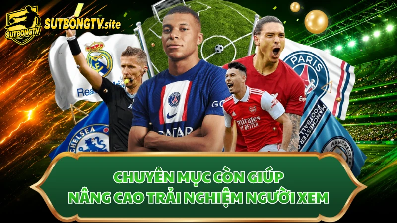 Chuyên mục còn giúp nâng cao trải nghiệm người xem
