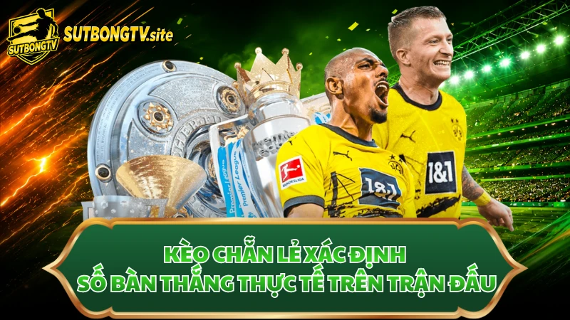 Kèo chẵn lẻ xác định số bàn thắng thực tế trên trận đấu