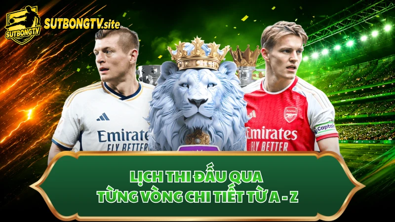 Lịch thi đấu qua từng vòng chi tiết từ A - Z